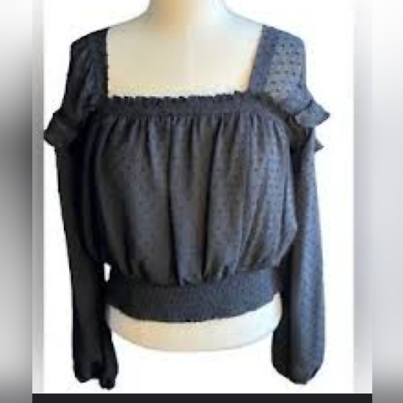 Black cropped top size M - Picture 6 of 6